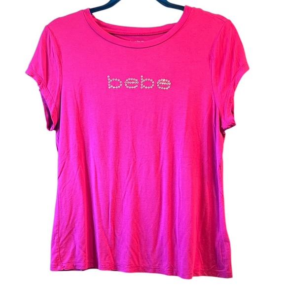 Pink BeBe Y2K Pink T-Shirt - Size Large - Picture 1 of 4